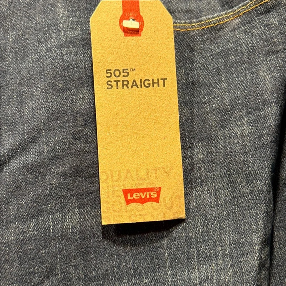 Levi's Blue Straight Jeans Classic Denim Style - Picture 5 of 8